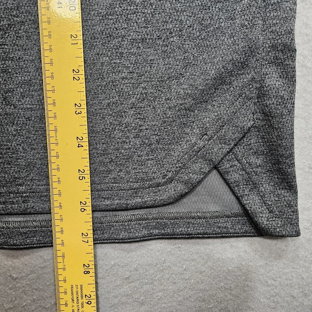 Adidas Heavy Knit Athletic T Shirt Mens Medium Charcoal Gray Raglan Sleeve